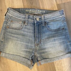 American Eagle Outfitters Women's Blue Denim Shorts